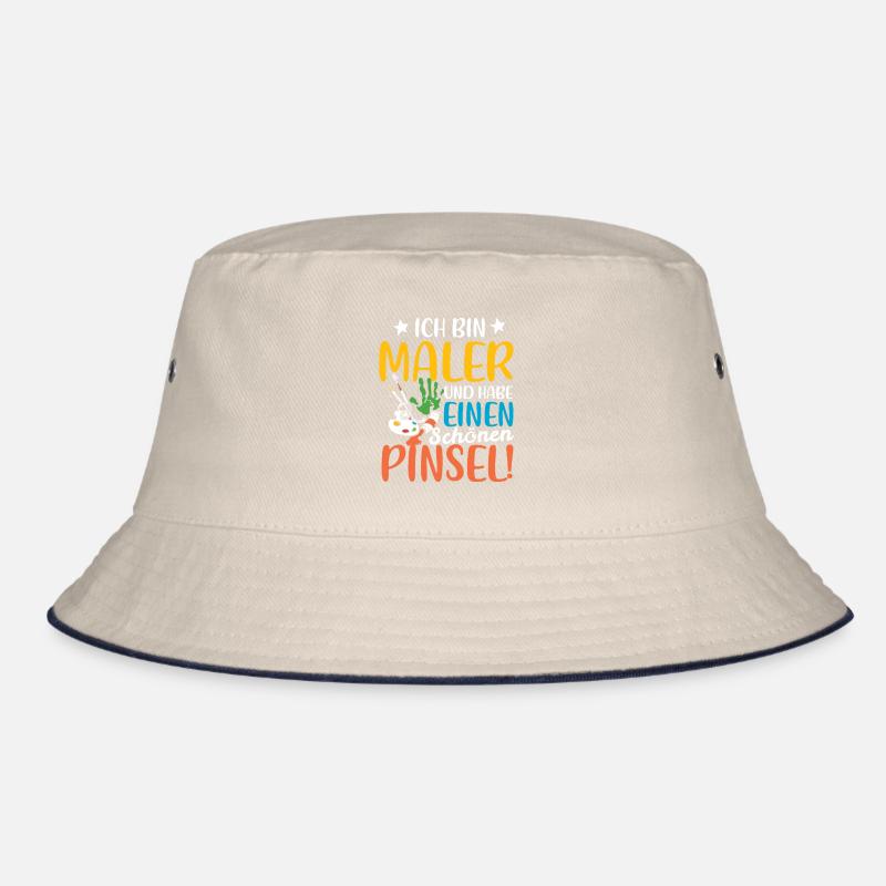 Painter brush artist painter saying gift Bucket Hat
