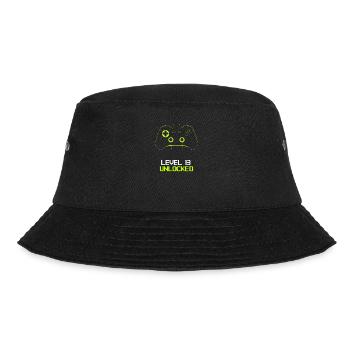 T-shirt d’anniversaire Niveau 13 unlocked complete - Bob - noir - Devant - Lela (165cm)
