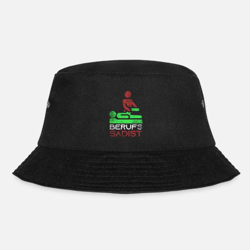 Physiotherapeut Berufs Sadist Geschenk - Bucket Hat - Schwarz