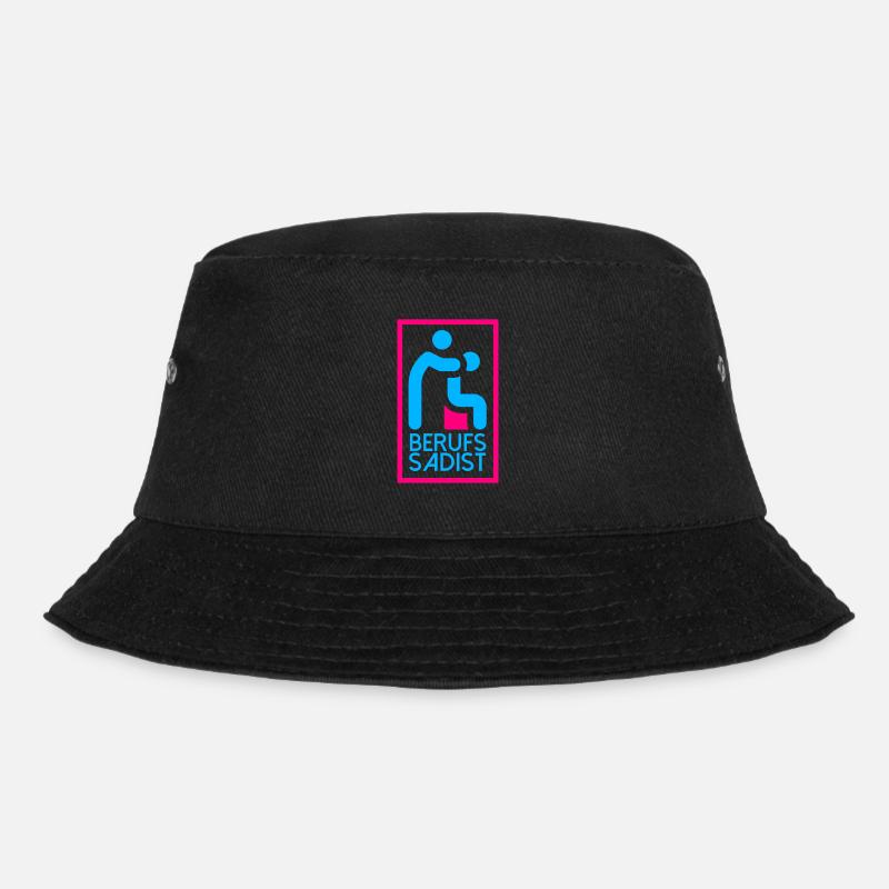 Physiotherapeut Berufs Sadist Lustig - Bucket Hat - Schwarz