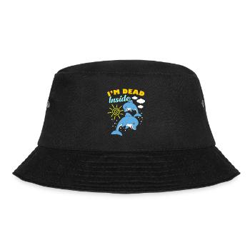 I'm Dead Inside - Bucket Hat - black - Front - Lela (165cm)