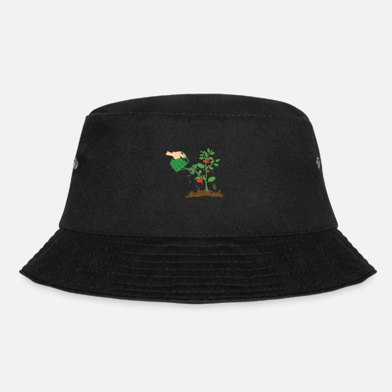 Garten Tomaten - Bucket Hat - Schwarz