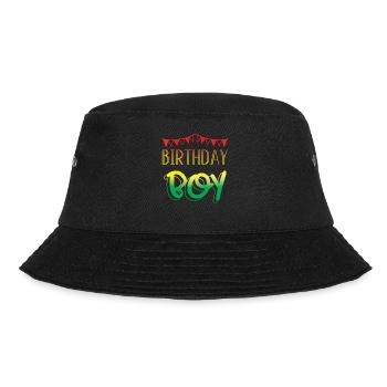Happy Birthday - Bucket Hat - Schwarz - Vorne - Lela (165cm)