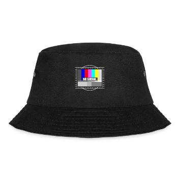 No signal Oldschool TV TV - Bucket Hat - black - Front - Lela (165cm)