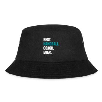 Bester Handball Trainer Lustig Spruch Geschenk - Bucket Hat - Schwarz - Vorne - Lela (165cm)