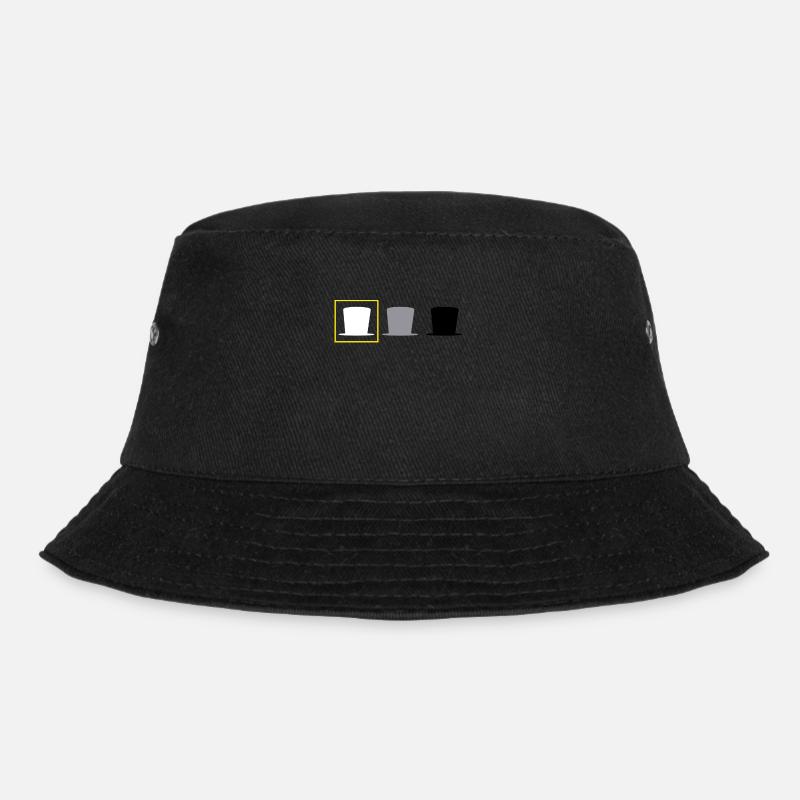 Hacker Cyber Security Pentester White Hat Hacker - Bucket Hat - Schwarz