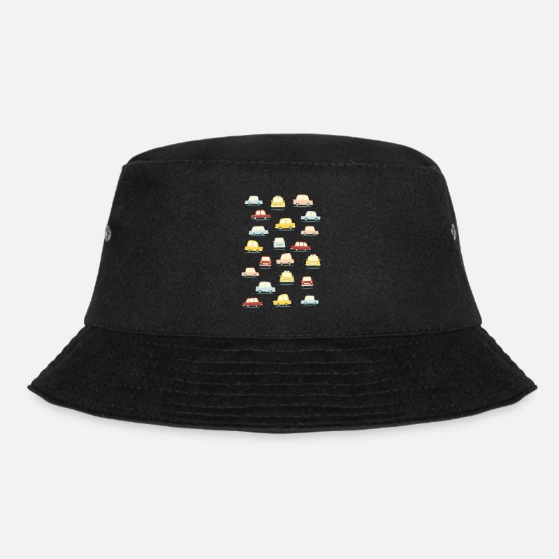 Oldtimer - Bucket Hat - Schwarz