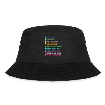 Science chemistry scientist gift - Bucket Hat - black - Front - Lela (165cm)