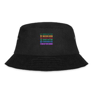 Science scientist nerd chemistry gift - Bucket Hat - black - Front - Lela (165cm)