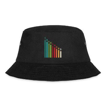 Flugzeuge - Bucket Hat - Schwarz - Vorne - Lela (165cm)