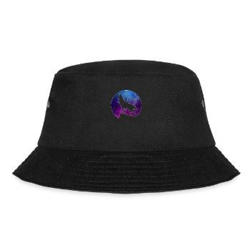 Wolf Wölfe Heulen Wolfpack Werwolf Geschenk - Bucket Hat - Schwarz - Vorne - Lela (165cm)