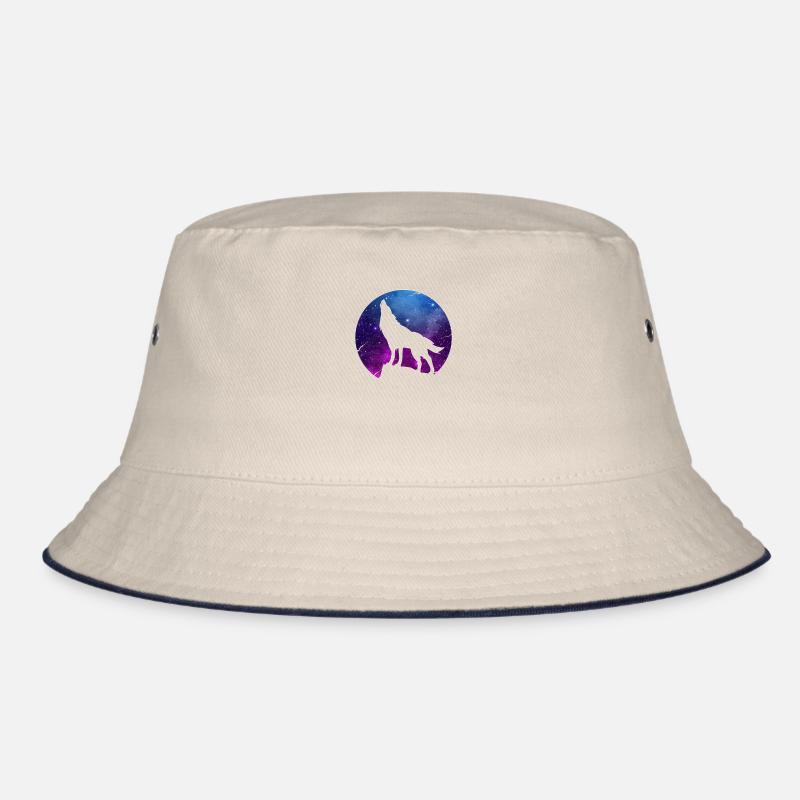 Wolf Wolves Howl WolfPack Werewolf Gift Bucket Hat