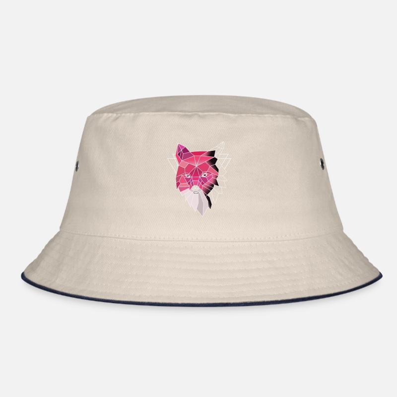 Pink Fox Bucket Hat