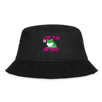 leap year birthday - Bucket Hat - black - Front - Lela (165cm)