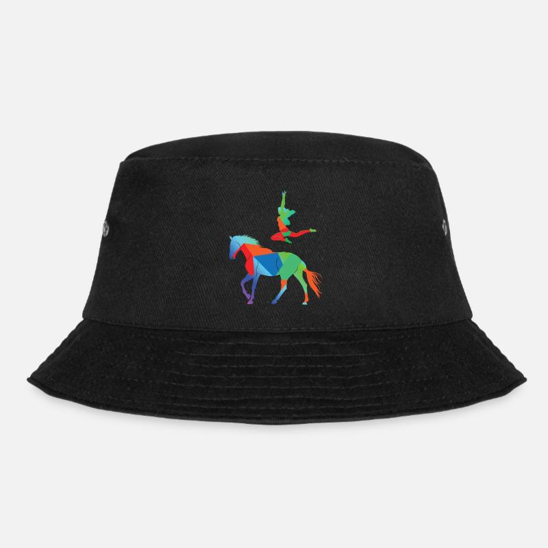 Voltigieren - Bucket Hat - Schwarz
