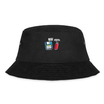 I am Your Father Dsikette USB-Stick Humor - Bucket Hat - Schwarz - Vorne - Lela (165cm)