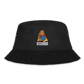 Autoschraubär Auto Schrauber Bär KFZ Mechaniker - Bucket Hat - Schwarz - Vorne - Lela (165cm)