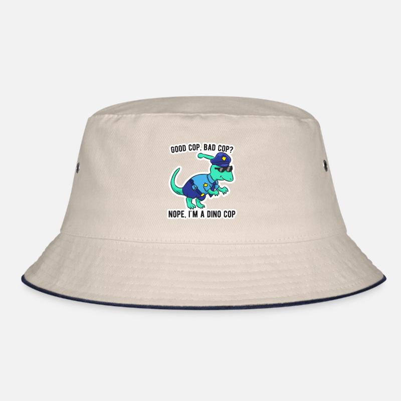 Dinosaurier Polizei Gefängnis Geschenk Bucket Hat