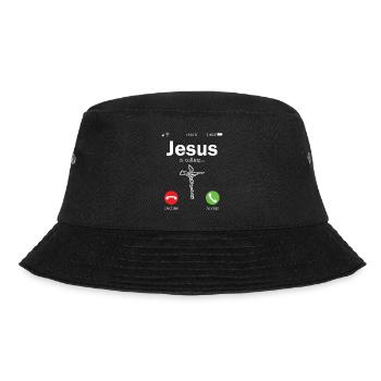 Jesues Jesus Christus Christen - Bucket Hat - Schwarz - Vorne - Lela (165cm)