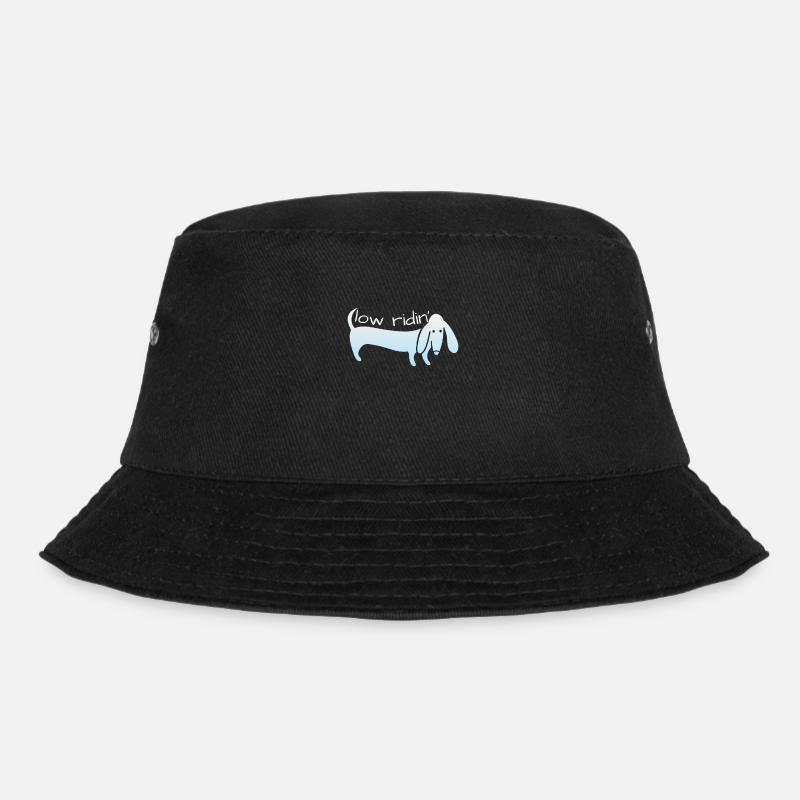 Dackel - Bucket Hat - Schwarz