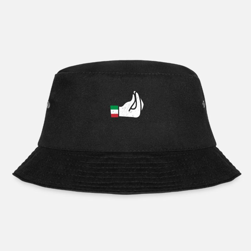 italiano - Cappello alla pescatora - nero