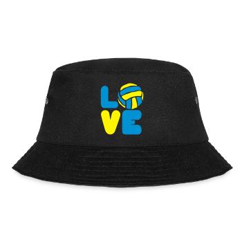 volleyball waterpolo love mot loves sport - Bucket Hat - black - Front - Lela (165cm)