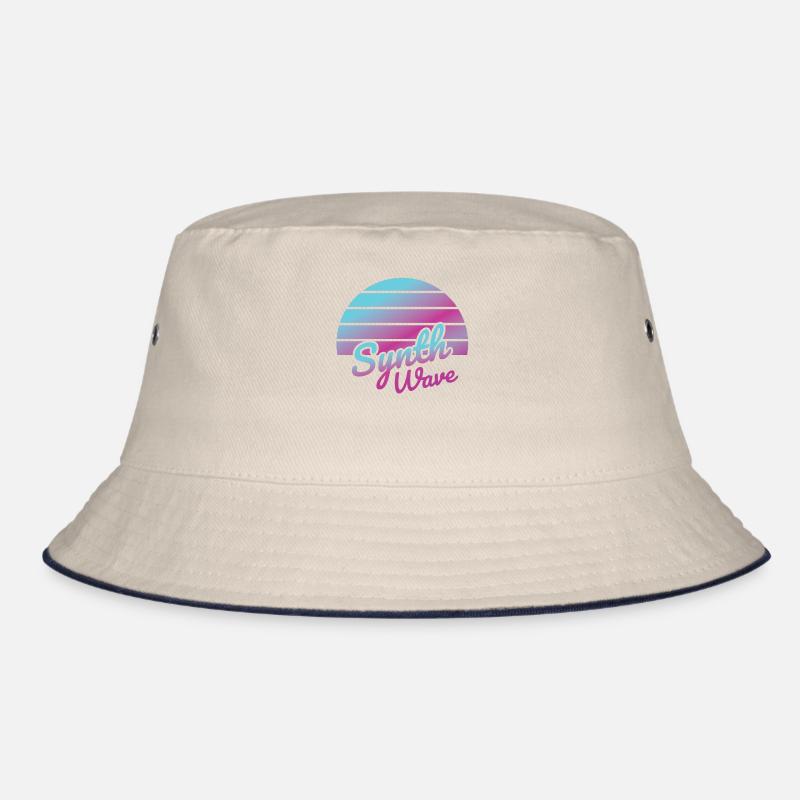 synth wave music lover Bucket Hat