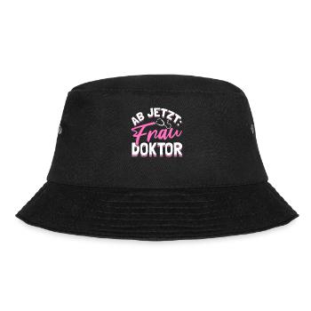 Lustig Doktortitel Spruch Frauen Doktor Geschenk - Bucket Hat - Schwarz - Vorne - Lela (165cm)