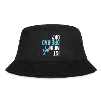 Dreirad Kopfüber Fahrrad Kindergarten - Bucket Hat - Schwarz - Vorne - Lela (165cm)