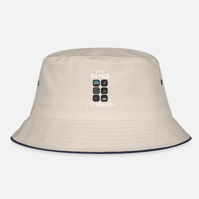 Pilot aviator design for pilot flight instructor flight Bucket Hat