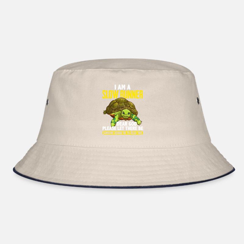 Ich bin ein langsamer Läufer Lustiger Schildkrötenlaufwitz Bucket Hat