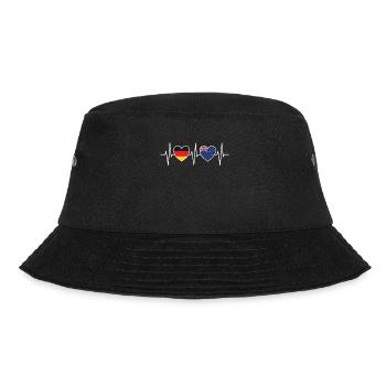 Germany New Zealand Germany Gift 1178 - Bucket Hat - black - Front - Lela (165cm)