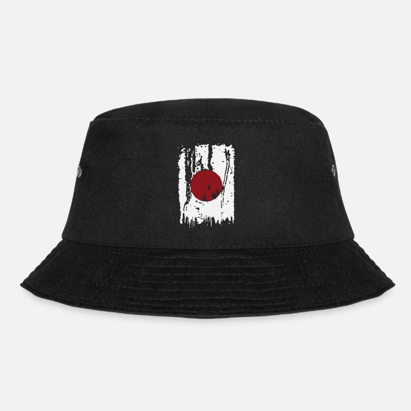 drapeau japonais cool - Bob - noir