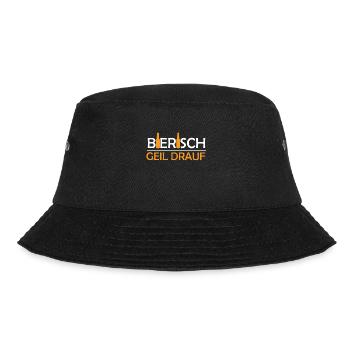 Bier Wortspiel Lustiger Bier Spruch - Bucket Hat - Schwarz - Vorne - Lela (165cm)