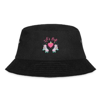 Rollschuh Mädchen - Bucket Hat - Schwarz - Vorne - Lela (165cm)
