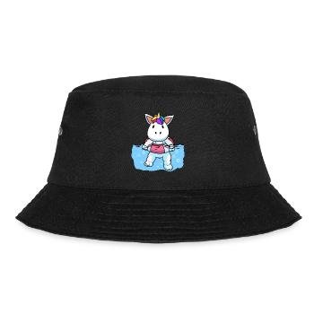 Unicorn baby swimming swimming pool leisure kids - Bucket Hat - black - Front - Lela (165cm)