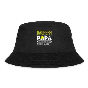 Bauherr Und Papa Nichts Macht Mir Noch Angst - Bucket Hat - Schwarz - Vorne - Lela (165cm)