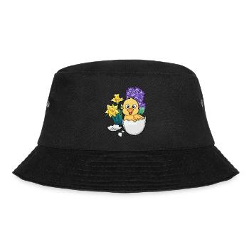 Joyeuses Pâques Poussins Oeuf de Pâques Enfants Bébé Oeuf Enfant - Bob - noir - Devant - Lela (165cm)