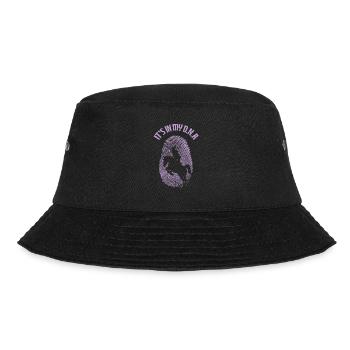 Reitsport ist in meiner DNA - Bucket Hat - Schwarz - Vorne - Lela (165cm)