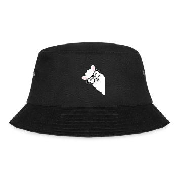 Süßes Llama Alpaka Geschenk Springen Spucken - Bucket Hat - Schwarz - Vorne - Lela (165cm)