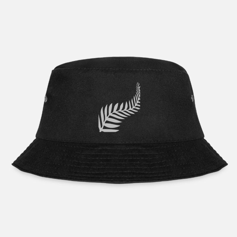 Maori Feder Federn - Bucket Hat - Schwarz