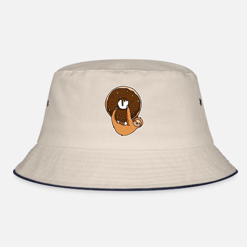 Faultier mit Donut Bucket Hat