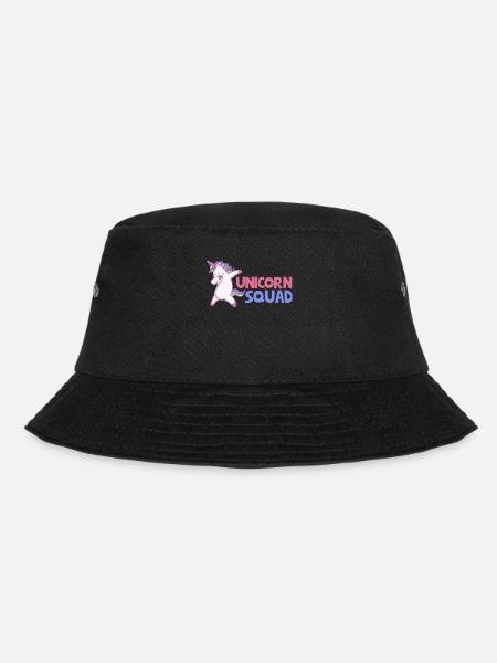 Einhorn Truppe Team Einhörner - Bucket Hat - Schwarz
