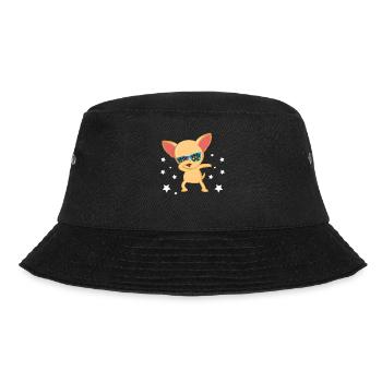 Lunettes de soleil drôles de chien chihuahua - Bob - noir - Devant - Lela (165cm)