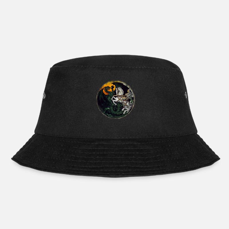 Chevalier combat les dragons - Bob - noir