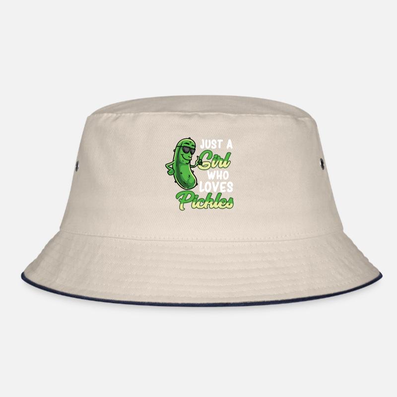 Nur Ein Mädchen Das Essiggurken Liebt Bucket Hat