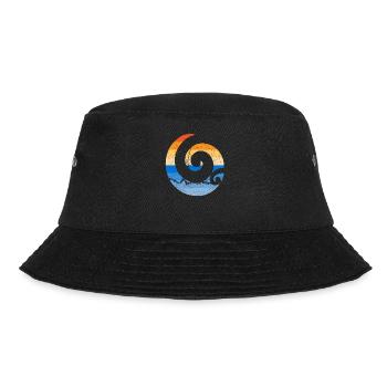 Tane Tribal Haka Maori fish hook - Bucket Hat - black - Front - Lela (165cm)