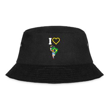Die Liebe Südamerikas - Bucket Hat - Schwarz - Vorne - Lela (165cm)