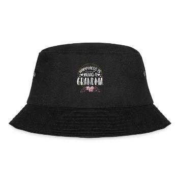 Grandma grandson grandmother grandma grandchild gift - Bucket Hat - black - Front - Lela (165cm)