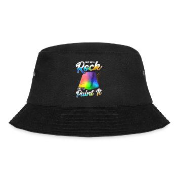 Artistic Give Me a Rock And I'll Paint It Painter - Bucket Hat - black - Front - Lela (165cm)